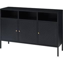 [en.casa] Janakkala Black Sideboard 119x80cm